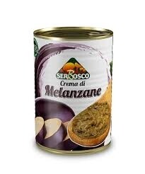 -1570- VEGET. NAT, CREMA DI MELANZANA GR 400 LATTA 12 SERBOSCO