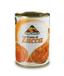 CREMA DI ZUCCA CON PEZZI SERBOSCO GR 400 CREMA DI ZUCCA CON PEZZI SERBOSCO GR 400