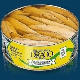 SGOMBRO FILETTI DRAGO OLIO SEMI KG 1