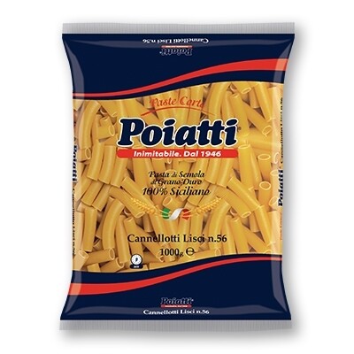 POIATTI N 56 CANNELLOTTI LISCI KG 1