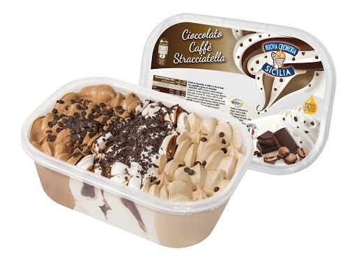 ARTEGEL GELATO CIOCCOLATO STRACCIATELLA CAFFE KG 1