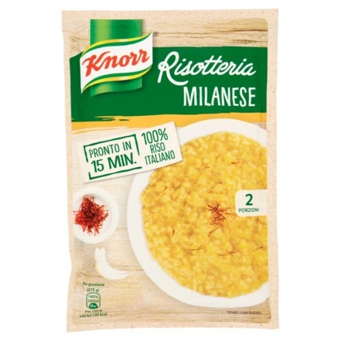 KNORR RISOTTO MILANESE BUSTA 175G