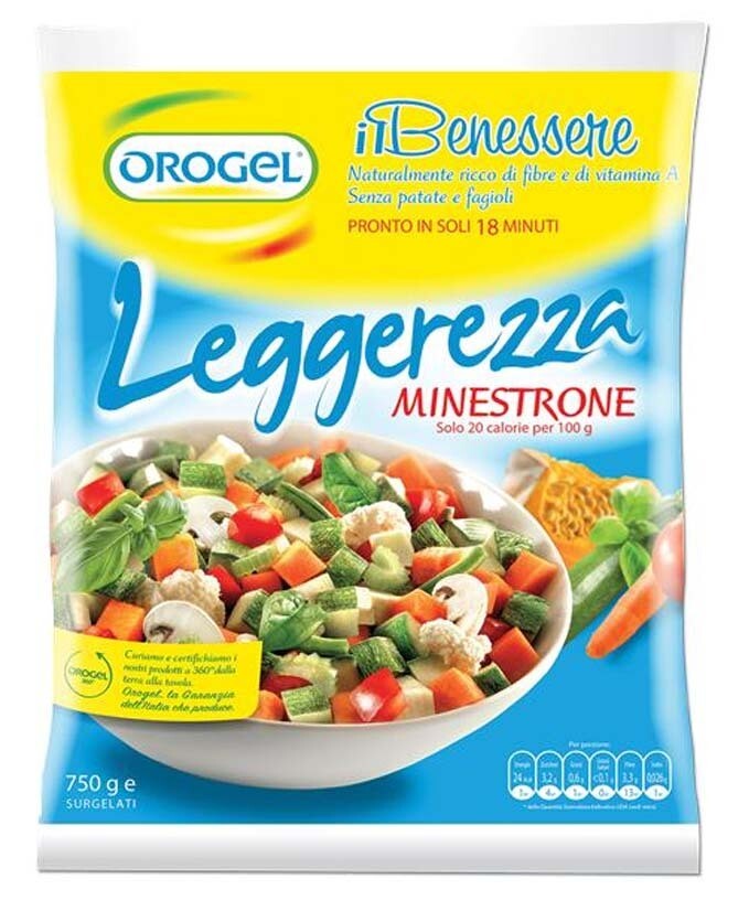 MINESTRONE LEGGEREZZA GR 750 12 OROGEL