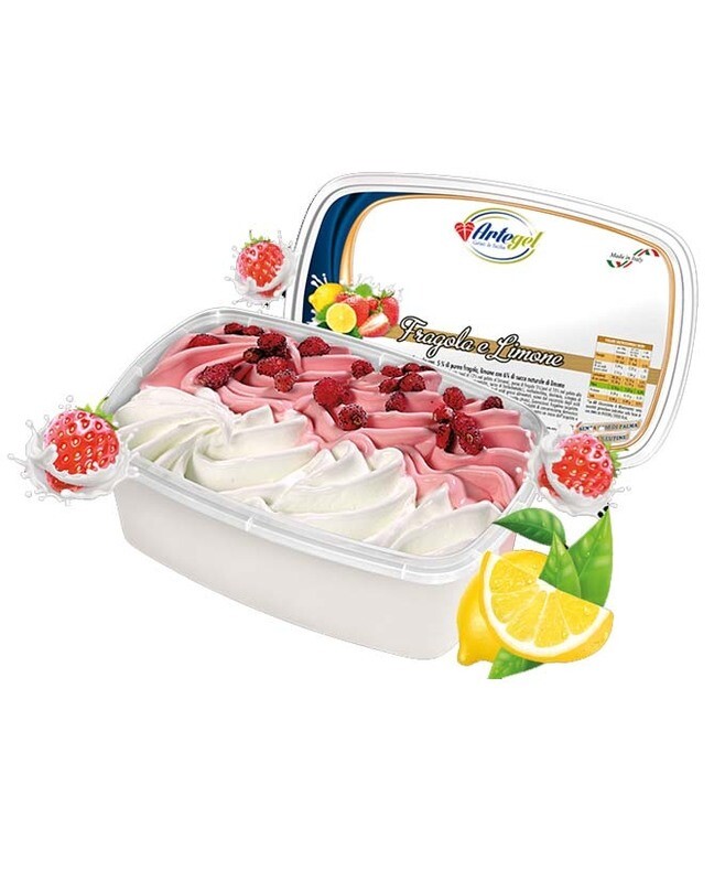 ARTEGEL FRAGOLA LIMONE TRADIZIONI DI SICILIA KG 1 ARTEGEL FRAGOLA LIMONE TRADIZIONI DI SICILIA KG 1