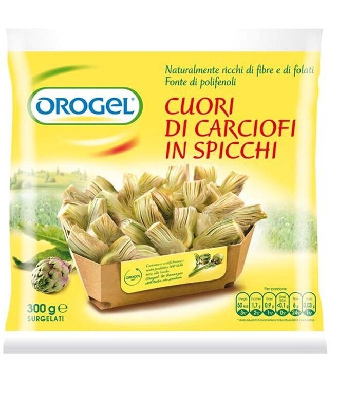 CARCIOFI SPICCHI GR 300 12 OROGEL CARCIOFI SPICCHI GR 300 12 OROGEL