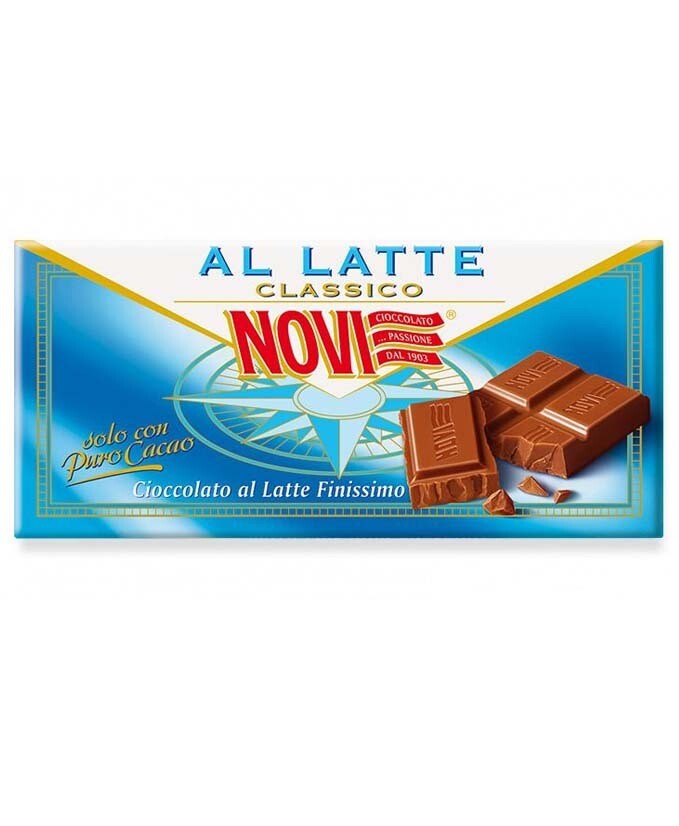 NOVI TAVOLETTA AL LATTE CLASSICO GR 100 24