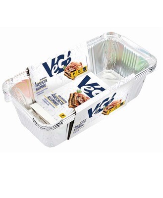 VASCHETTE ALLUMINIO PLUME CAKE VEGE  4 PZ
