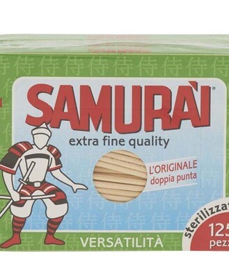STUZZICADENTI SAMURAI TRIS PZ 125X3 48