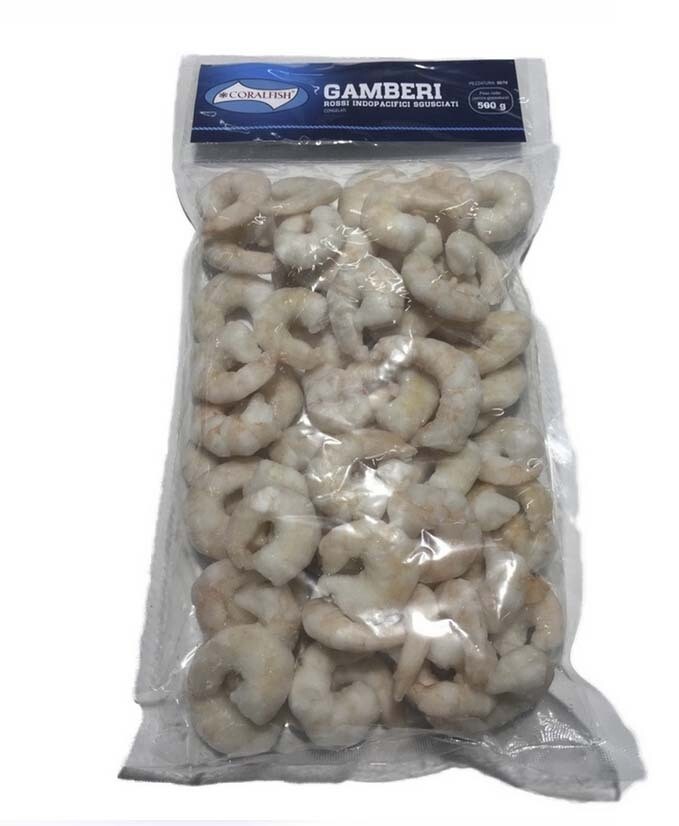 GAMBERI SGUSCIATI CINA 30 50 GR 500 20 PN