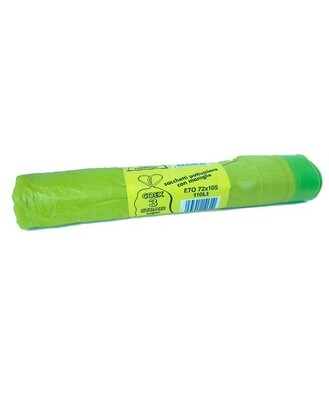 SACCO ROT NU 72X105 GIALLO PLAST LATTINE PZ10 35