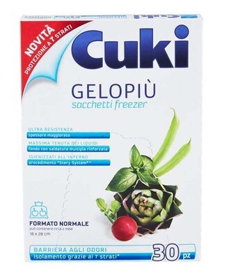 CUKI SACCH GELOPIU PICCOLI 30PZ LT 1 5 18X28 24