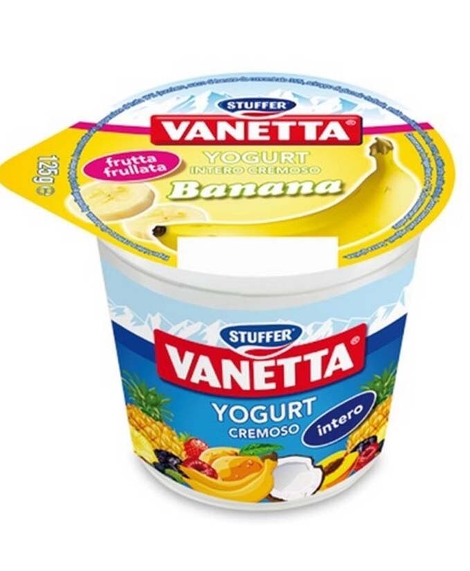 YOGURT VANETTA BANANA FRULLATA GR 125