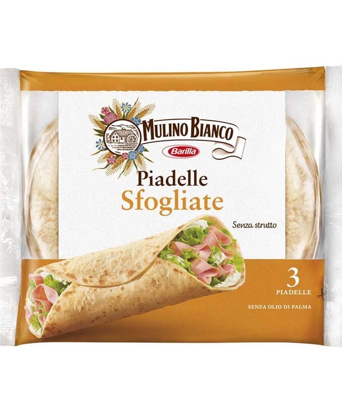 PIADELLA SFOGLIATA M BIANCO GR 330 12