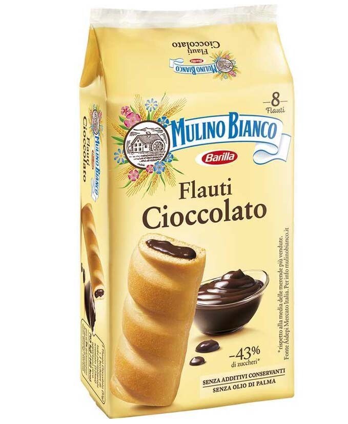 FLAUTI CIOCCOLATO GR 280 MULINO BIANCO 12 59811
