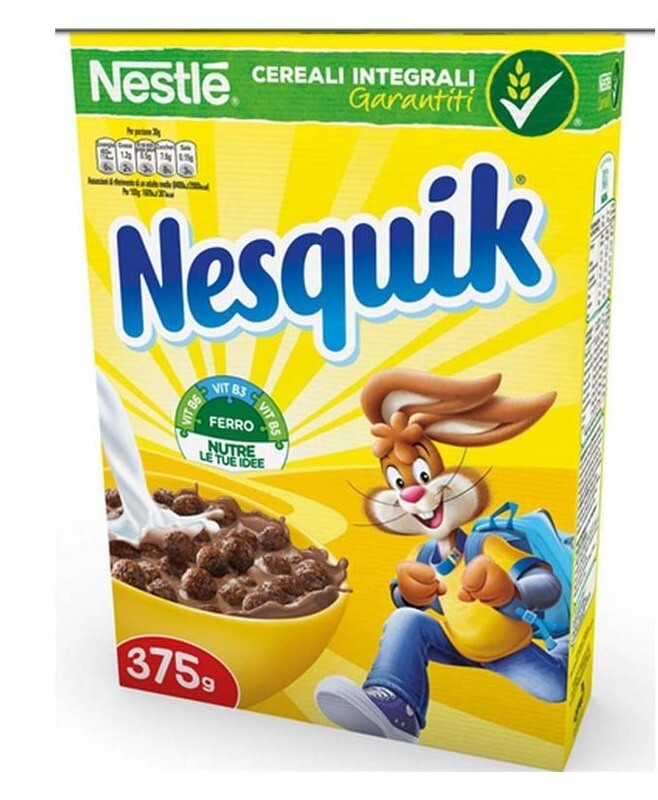 CEREALI NESQUIK GR 375 12 NESTLE