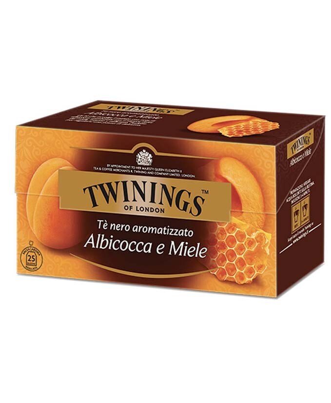 TWININGS TE NERO AROMATIZ ALBICOCCA MIELE 25F 12