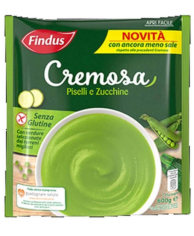 LE CREMOSE FINDUS PISELLI ZUCCHINE GR 600 12