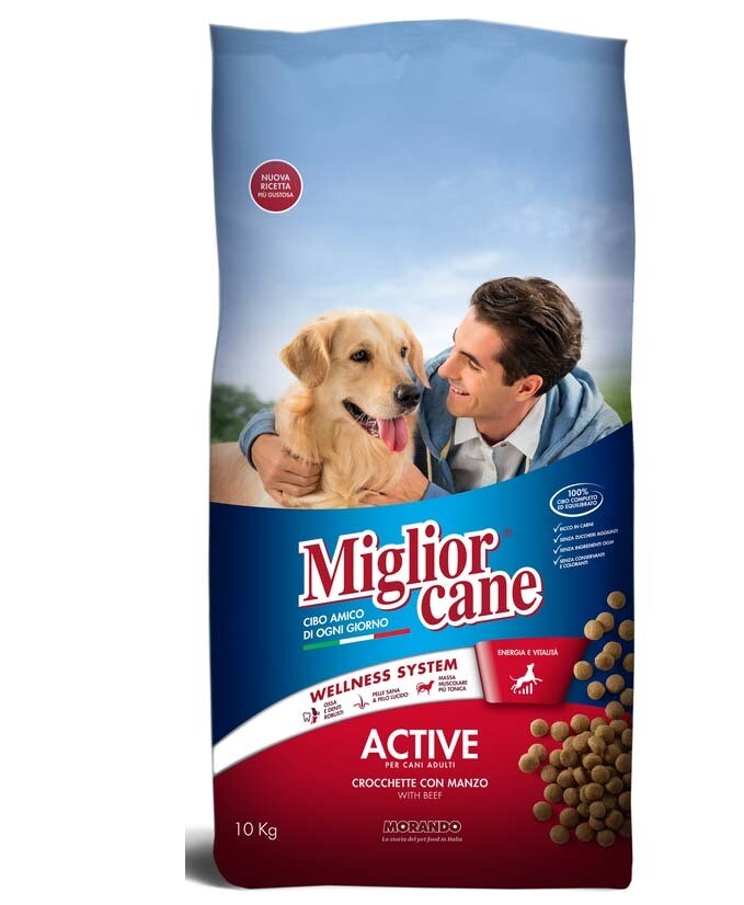 MIGL CANE ACTIVE CROCCHETTE MANZO KG 10