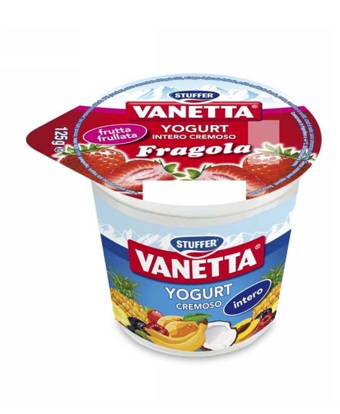 YOGURT VANETTA FRAGOLA FRULLATA GR 125 20