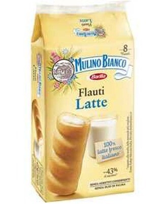 FLAUTI LATTE GR 280 MULINO BIANCO 12 59801