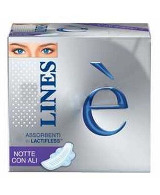 ASSORBENTI EST. LINES E NOTTE CON ALI X 7 PZ