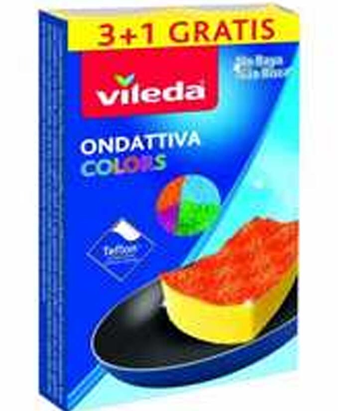 SPUGNE VILEDA ONDATTIVA COLOR PZ 3 1 16