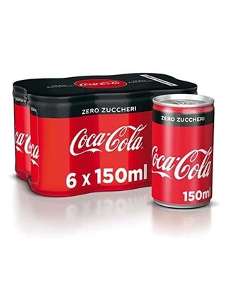 COCA COLA LATTINA ZERO MINI CAN CL 15X6 4