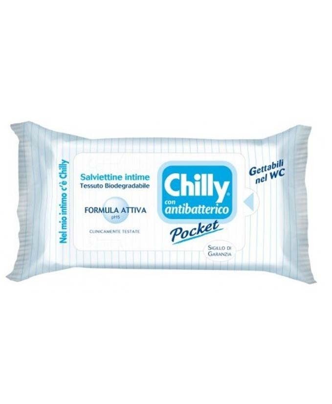 SALVIETTE INTIME CHILLY ANTIBATIBATTERICHE X12 PZ