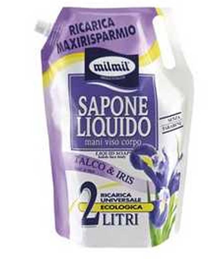 MIL MIL SAPONE LIQ TALCO E IRIS LT 2