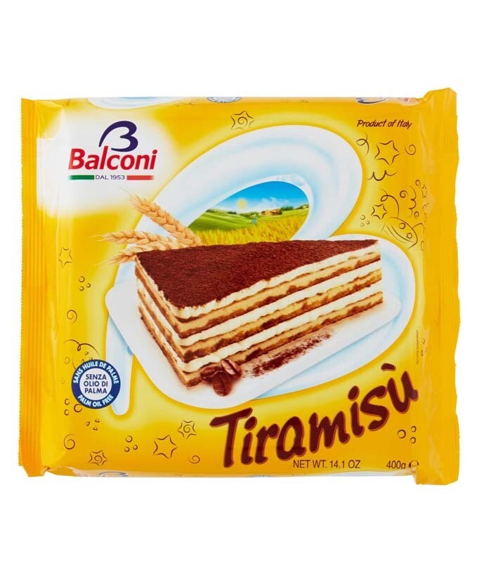 TORTA TIRAMISU GR 400 6 BALCONI