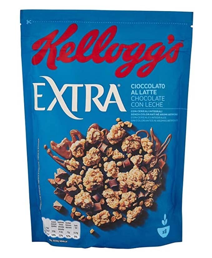 KELLOGG S EXTRA CIOCCOLATO AL LATTE GR 375 8