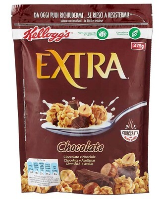 KELLOGG S EXTRA CIOCCOLATO E NOCCIOLE GR 375 8
