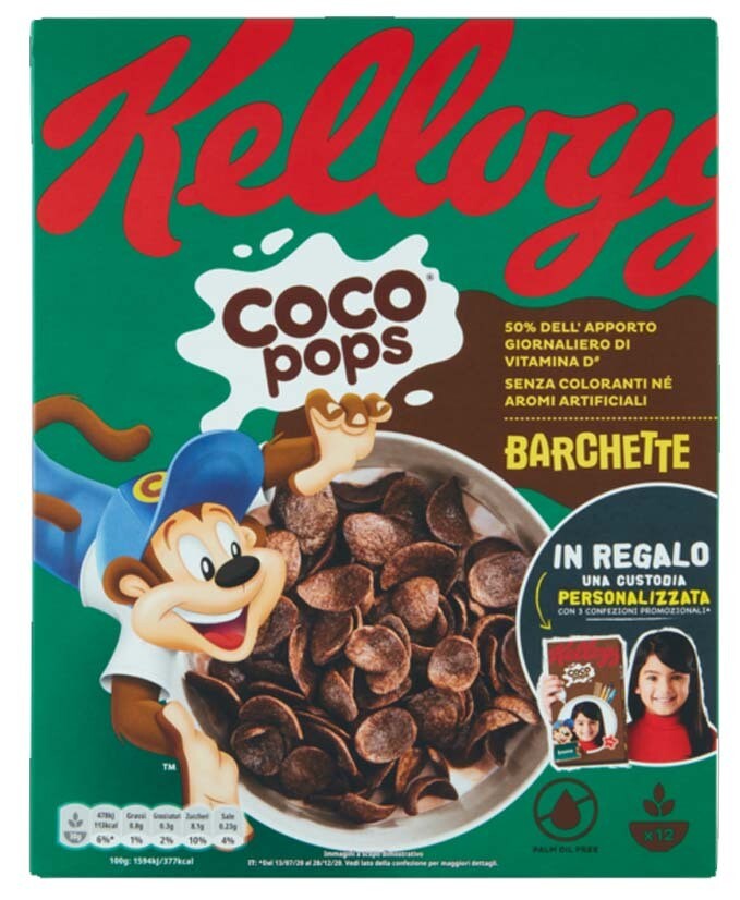 KELLOGG S COCO POPS BARCHETTE 365G 18