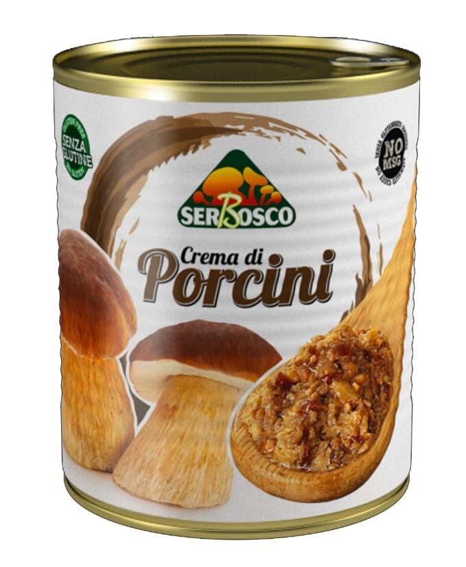 -1504- VEGET. NAT, CREMA DI PORCINI  GR 800 SERBOSCO