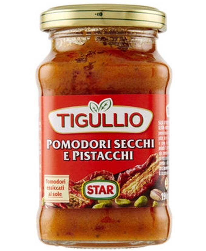 PESTO TIGULLIO POMODORI SECCHI E PISTACCHI GR 190 12 STAR
