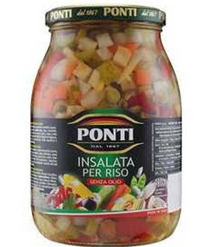 INSALATA PER RISO PONTI KG 1 6 VASO VETRO