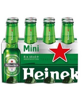 BIRRA HEINEKEN MINI CL 15X8 3 VAP