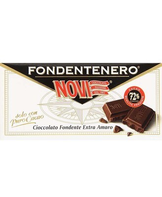 NOVI TAVOLETTA FONDENTENERO 72 GR 100 24