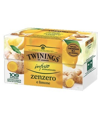 TWININGS INFUSI LIMONE ZENZERO 20 F 6