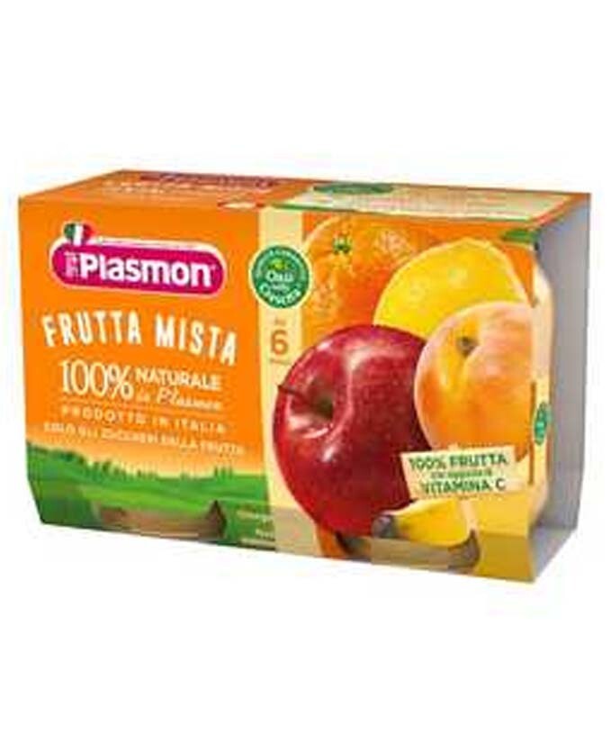 PLASMON OMO 4 FRUTTI 104X2 12