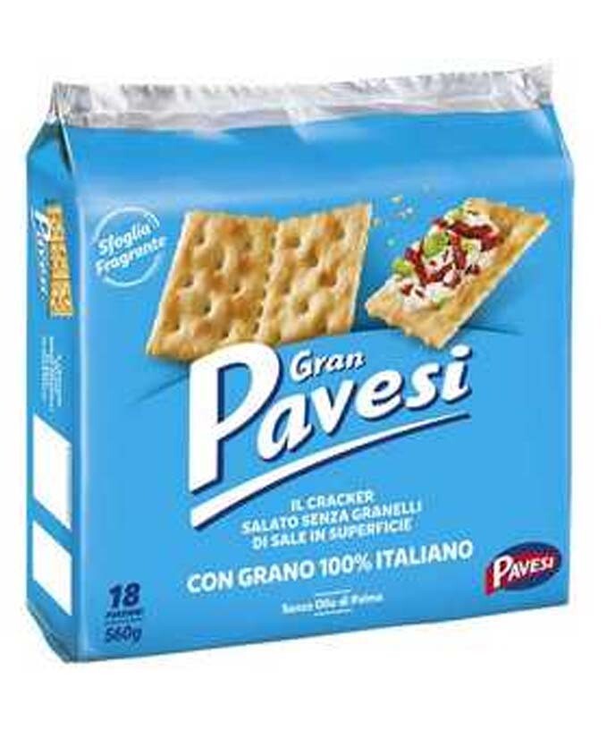 CRACKERS GRAN PAVESI NON SALATI GR 560 12