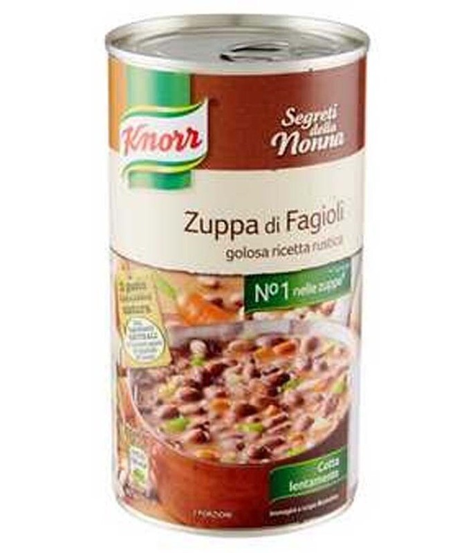 ZUPPA DI FAGIOLI LATTINA 545G KNORR 12 ZUPPA DI FAGIOLI LATTINA 545G KNORR 12