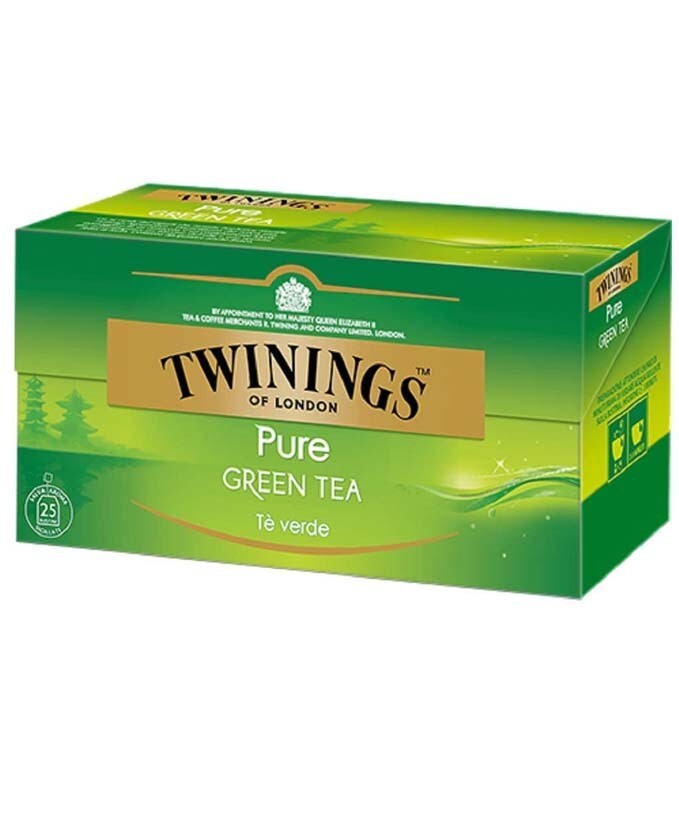 TWININGS PURE GREEN TEA 25F 12