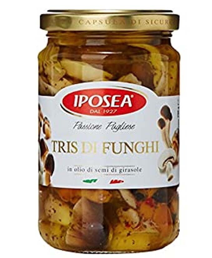 TRIS DI FUNGHI IN OLIO ML 314 12 IPOSEA V V