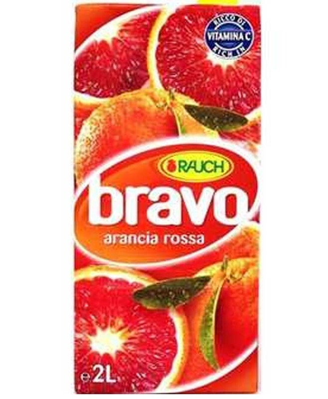 SUCCO ARANCIA ROSSA LT 2 6 BRAVO RAUCH