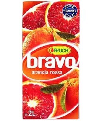 SUCCO ARANCIA ROSSA LT 2 6 BRAVO RAUCH