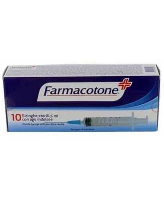 SIRINGHE ML 5 FARMACOTONE PZ 10 SISMA 12 SIRINGHE ML 5 FARMACOTONE PZ 10 SISMA 12