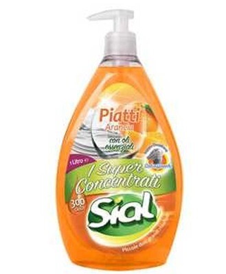 SIAL PIATTI CONCEN ARANCIA CON DISPENSER LT 1