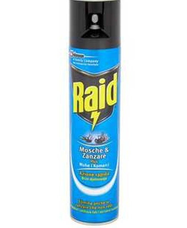 RAID PLUS MOSCHE ZANZARE SPRAY ML 400 12