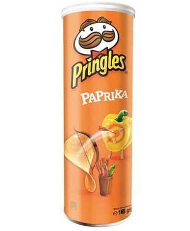 PRINGLES TUBO GR 165 PAPRIKA 19 PRINGLES TUBO GR 165 PAPRIKA 19